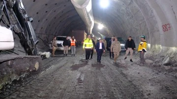 Şırnak Valisi Atay, Şırnak-Van Kara Yolu Tünel İnşaatını İnceledi