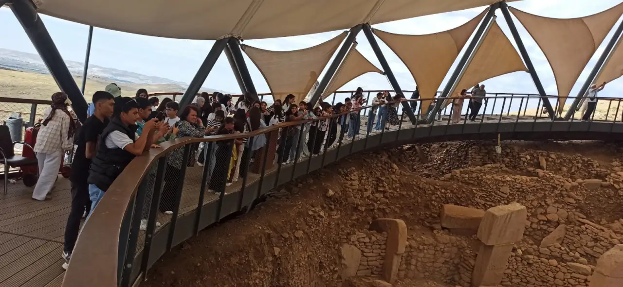 Siverek Bayır&ouml;z&uuml; Ortaokulu  Başarılı &Ouml;ğrencileri; Tarihin Sıfır Noktasına Yolculuk Yaptı