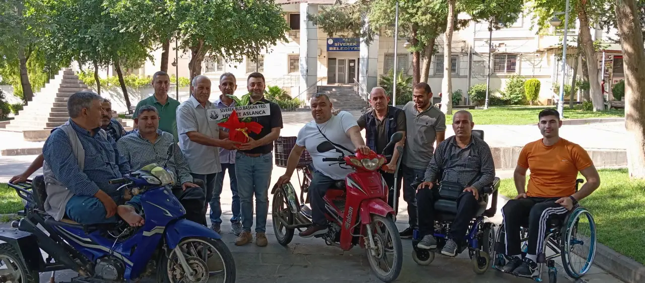 Siverek Engellilerinden Başkana Anlamlı Vefa Ziyareti