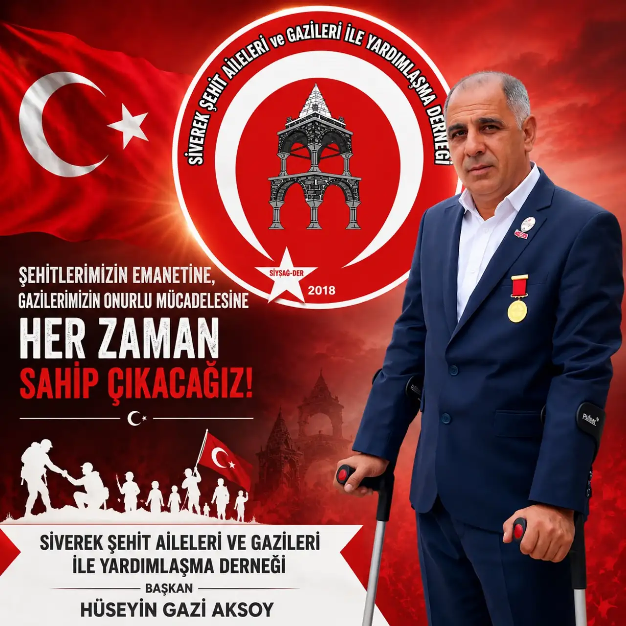 Siverek Şehit Aileleri ve Gaziler Derneği&rsquo;nden Vefa ve Dayanışma &Ccedil;ağrısı