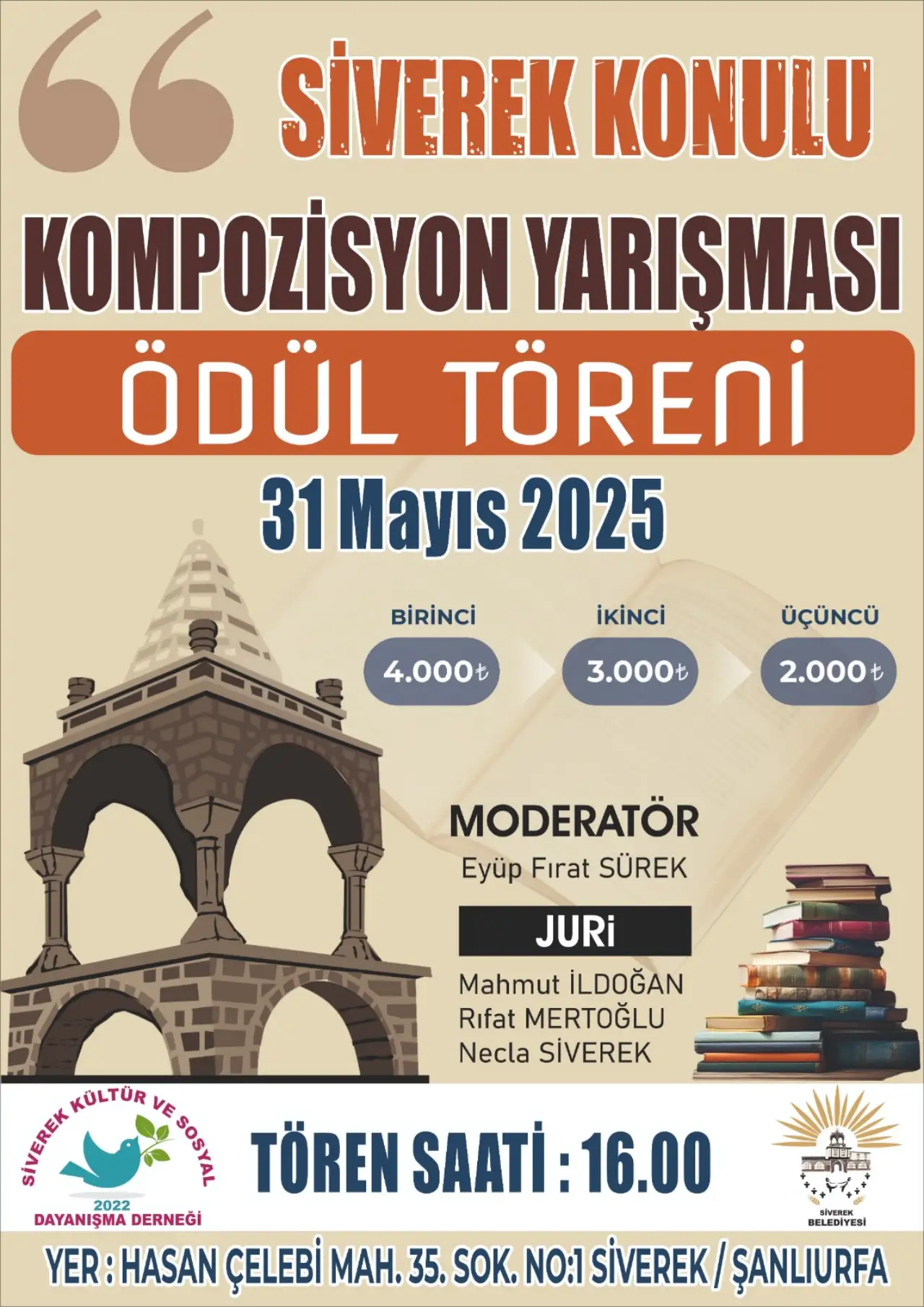 Siverek’te Bir İlk: Kültür Derneği’nden Öğrencilere Kompozisyon Yarışması Müjdesi