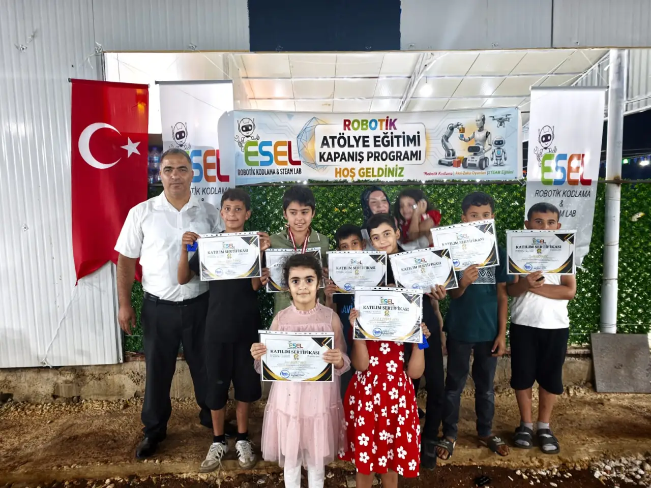 Siverek&rsquo;te Geleceğin Mucitleri Sertifikalarını Aldı