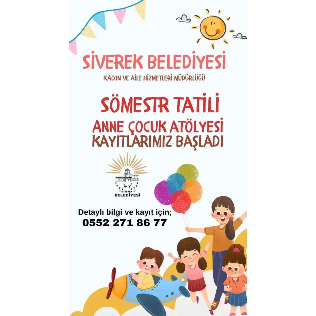 Siverek&rsquo;te S&ouml;mestr Coşkusu: Anne ve &Ccedil;ocuklar İ&ccedil;in Unutulmaz Bir At&ouml;lye Deneyimi Başlıyor!