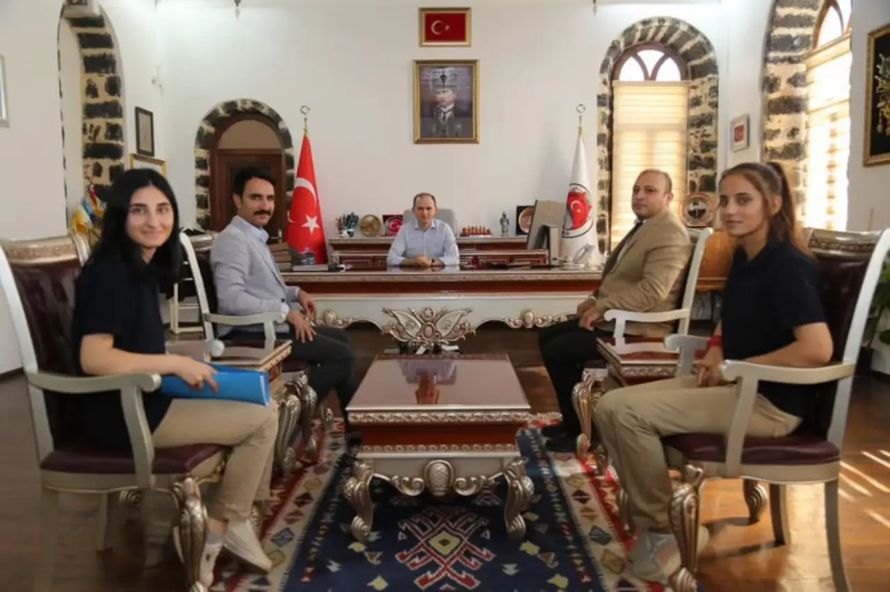 Siverek’te Tarım Teknolojileri Öğrencilerinden Kaymakam Sak’a Proje Sunumu