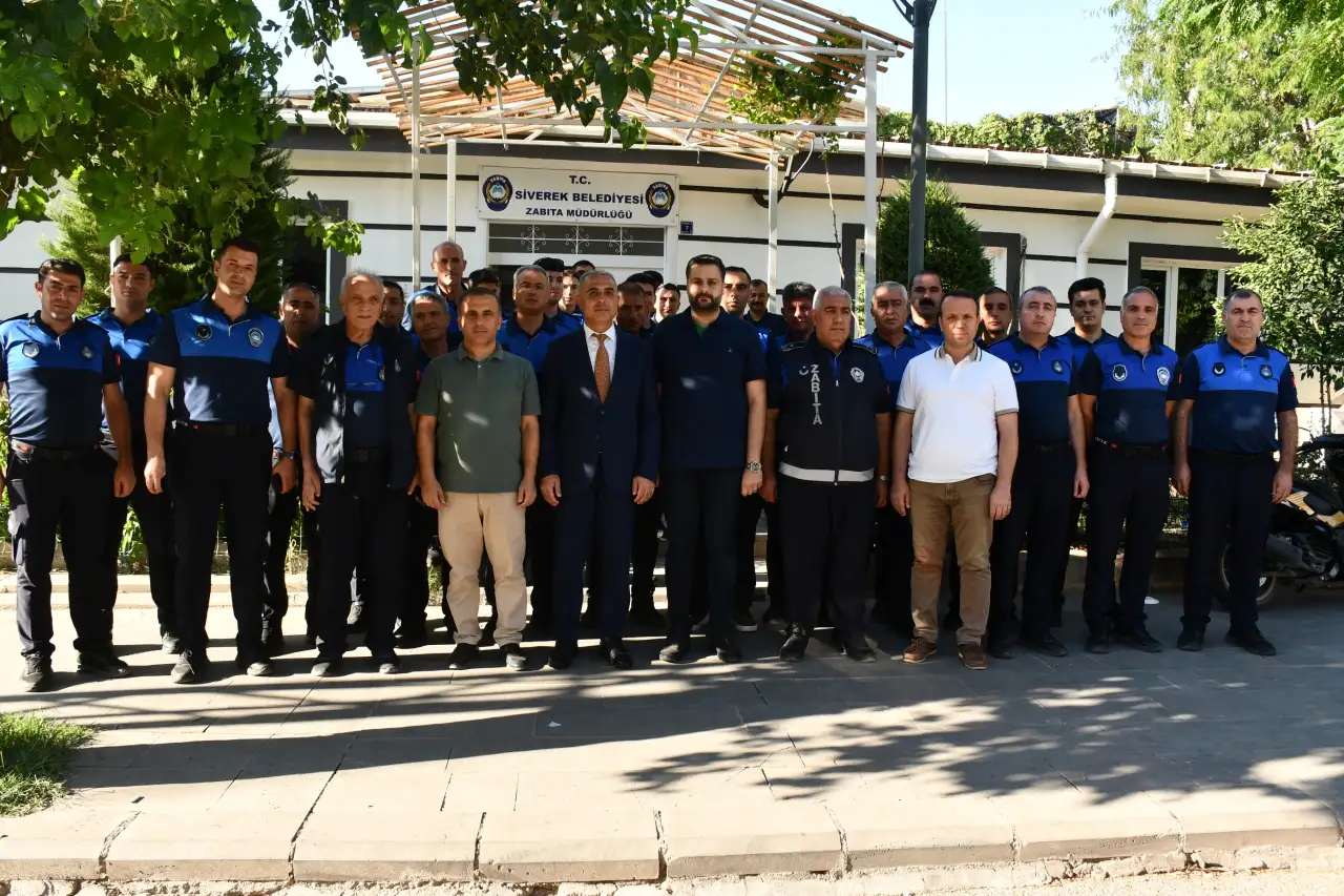 Siverek&rsquo;te Zabıta Personeline Zabıta Haftası Ziyareti