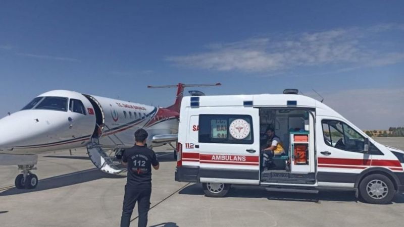 Şanlıurfa&#039;da Kalp Rahatsızlığı Olan 3 Bebek, Ambulans Uçakla İstanbul&#039;a Nakledildi