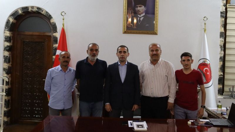 Siverek&#039;te Yerel Basının Kaymakam Aydemir&#039;e Özel Ziyareti