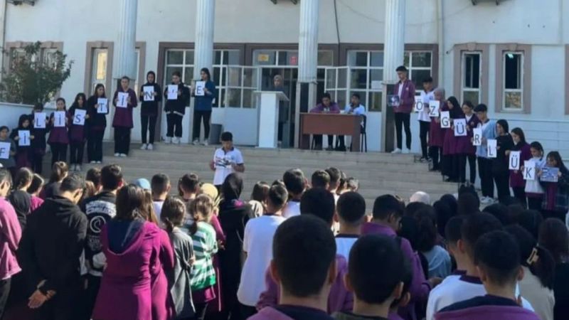 imam hatip lisesi öğrencilerinden Gazze ile dayanışma mesajı