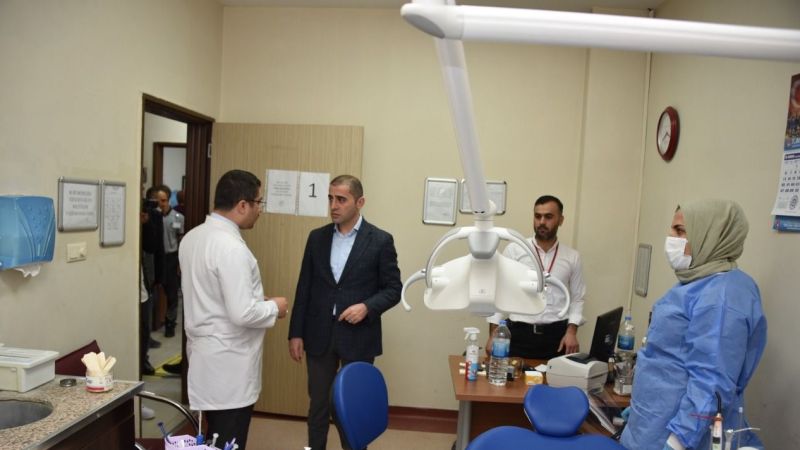 Kaymakam Aydemir&#039;in Siverek Diş Hastanesi&#039;ne Önemli Ziyareti