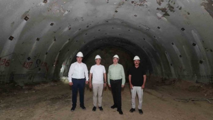 Tünel projesi tüm hızıyla sürüyor