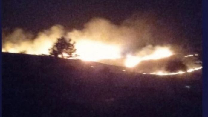 Karacadağ’da Korkutan Yangın