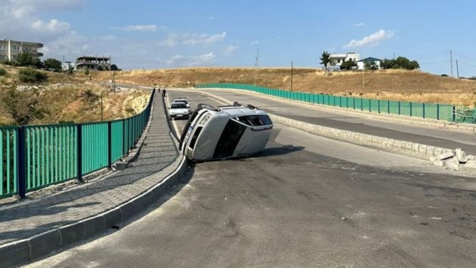 AYNI YOLDA BİR HAFTADA ÜÇ KAZA