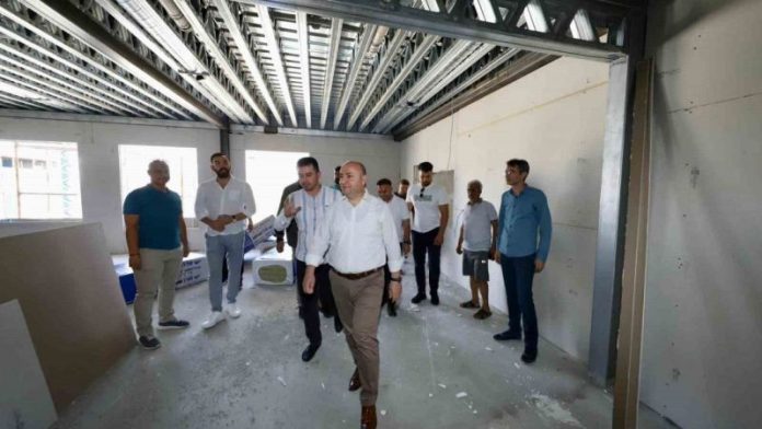 Çiftçi, spor yatırımlarını inceledi
