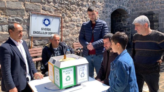 Siverek engellilerinden sosyal sorumluluk projesine destek