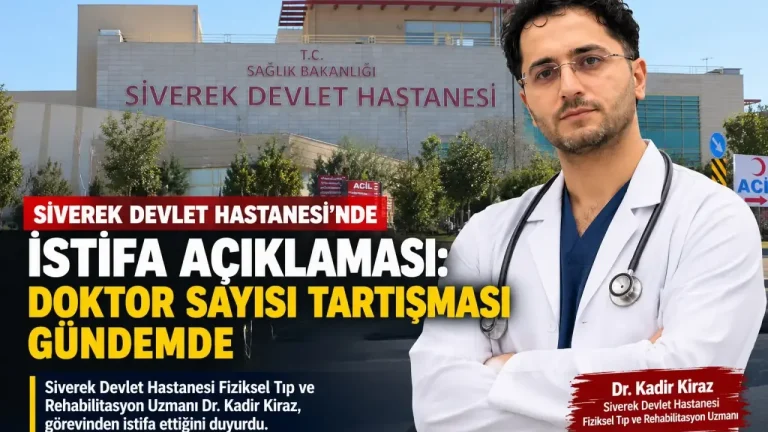 Siverek Devlet Hastanesi’nde İstifa Açıklaması: Doktor Sayısı Tartışması Gündemde