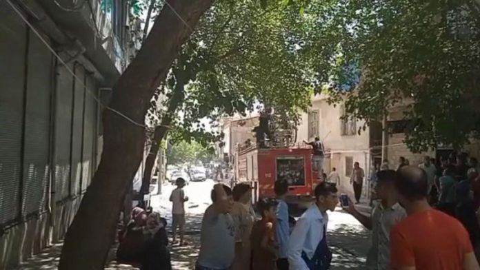 siverekte korkutan yangın