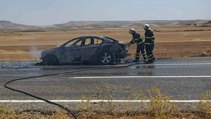 Seyir Halindeki Araç Küle Döndü